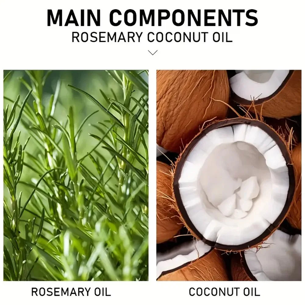 Nourishes Strengthen Hair Treatment Fro Improve Hair Loss And Roots Scalp Hair Care-Rosemary Oil Hair Essential Coconut Oil