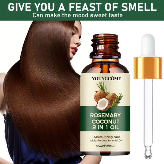 Nourishes Strengthen Hair Treatment Fro Improve Hair Loss And Roots Scalp Hair Care-Rosemary Oil Hair Essential Coconut Oil