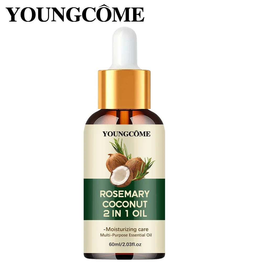 Nourishes Strengthen Hair Treatment Fro Improve Hair Loss And Roots Scalp Hair Care-Rosemary Oil Hair Essential Coconut Oil