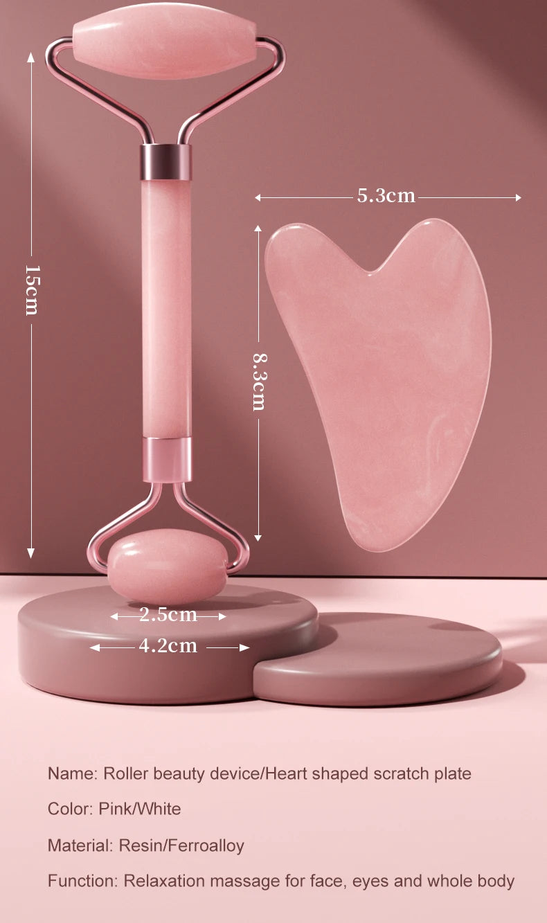 Radiance Facial Roller for Face & Neck - High Quality No Chemical- Reduce Puffiness,Improve Circulation,Sculpt&Relax Your Skin