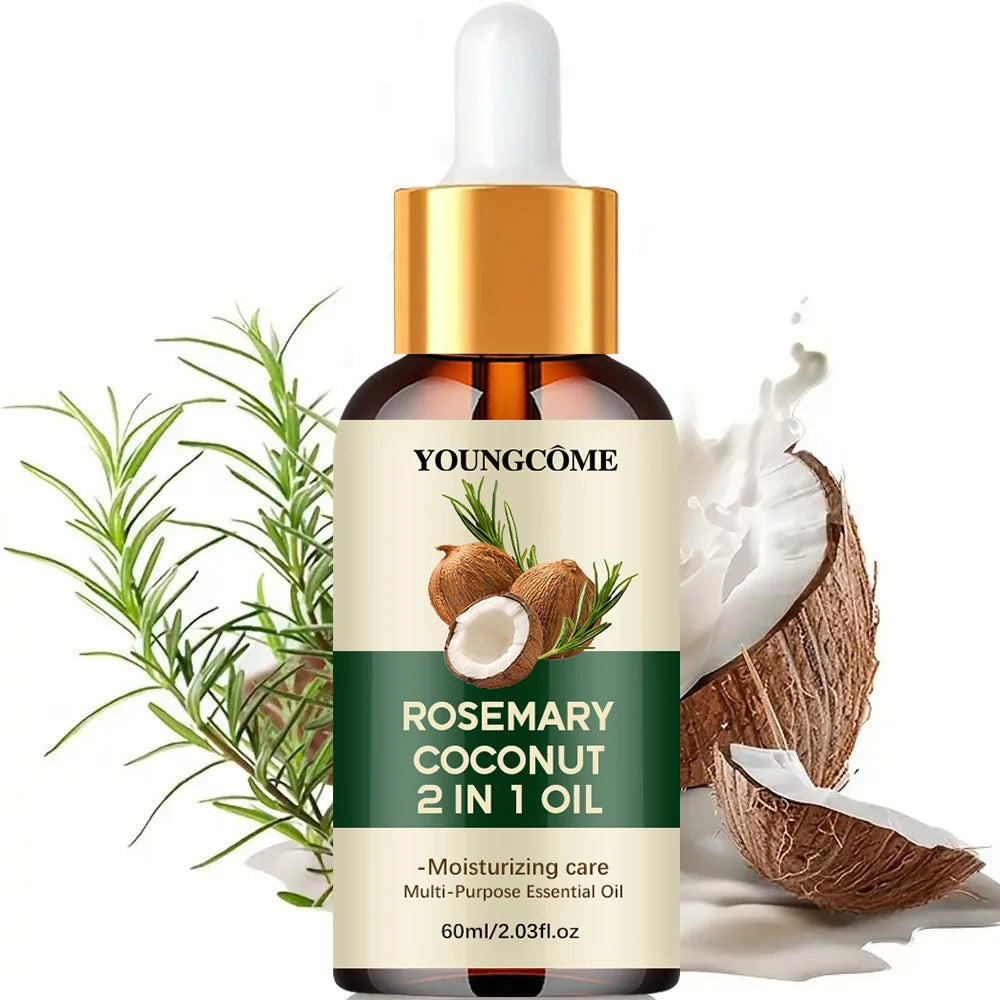 Nourishes Strengthen Hair Treatment Fro Improve Hair Loss And Roots Scalp Hair Care-Rosemary Oil Hair Essential Coconut Oil