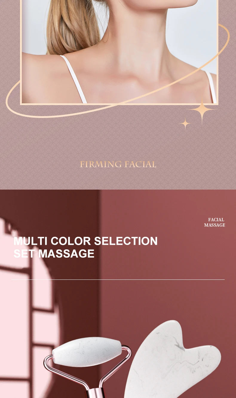 Radiance Facial Roller for Face & Neck - High Quality No Chemical- Reduce Puffiness,Improve Circulation,Sculpt&Relax Your Skin